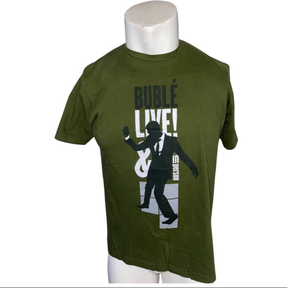 Michale Buble Live in Concert Tour Shirt: GUC: Adult Unisex Large: Band Merch